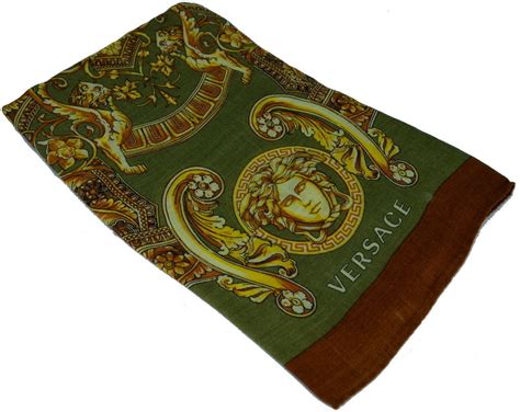 sciarpa pelliccia versace|versace foulard scarf.